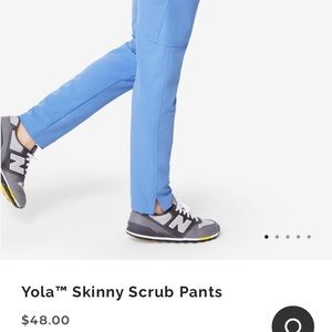 Figs yola skinny scrub pants